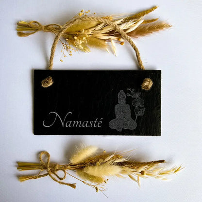 Namaste Garden Sign - Buddha Namaste Handmade Gift