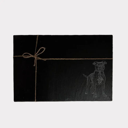 Staffordshire Terrier - Natural Slate Placemats (Set of 2)