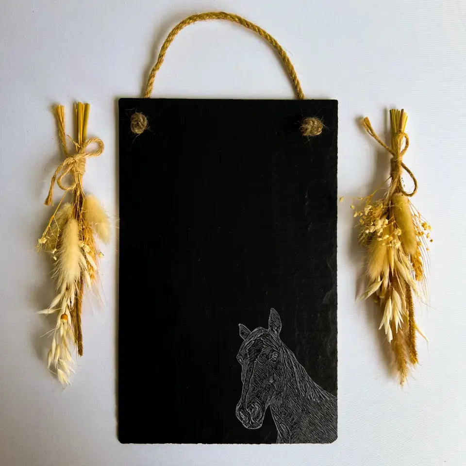 Horse Chalkboard Farm Décor - Chalk Board for Kitchen