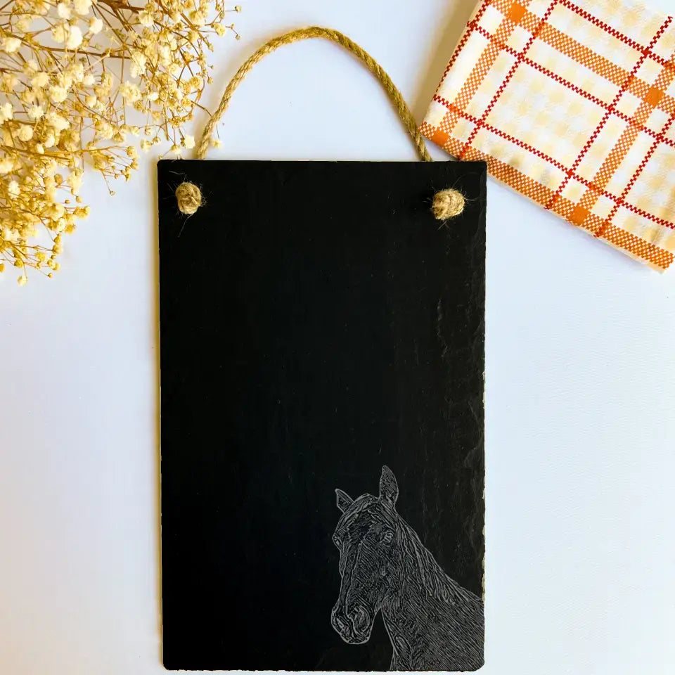 Horse Chalkboard Farm Décor - Chalk Board for Kitchen