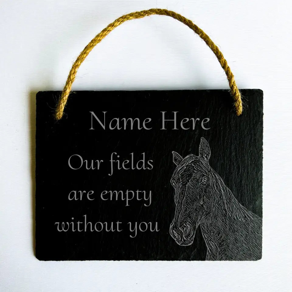 Personalised Horse Memorial Plaque - Remembrance Garden Sign