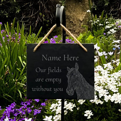 Personalised Horse Memorial Plaque - Remembrance Garden Sign