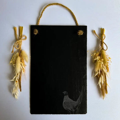 Pheasant Chalkboard Memo - Bespoke Garden Ornament Present