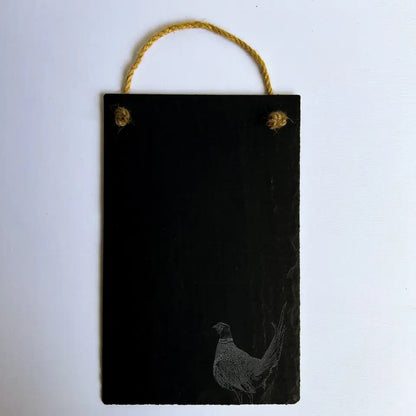 Pheasant Chalkboard Memo - Bespoke Garden Ornament Present