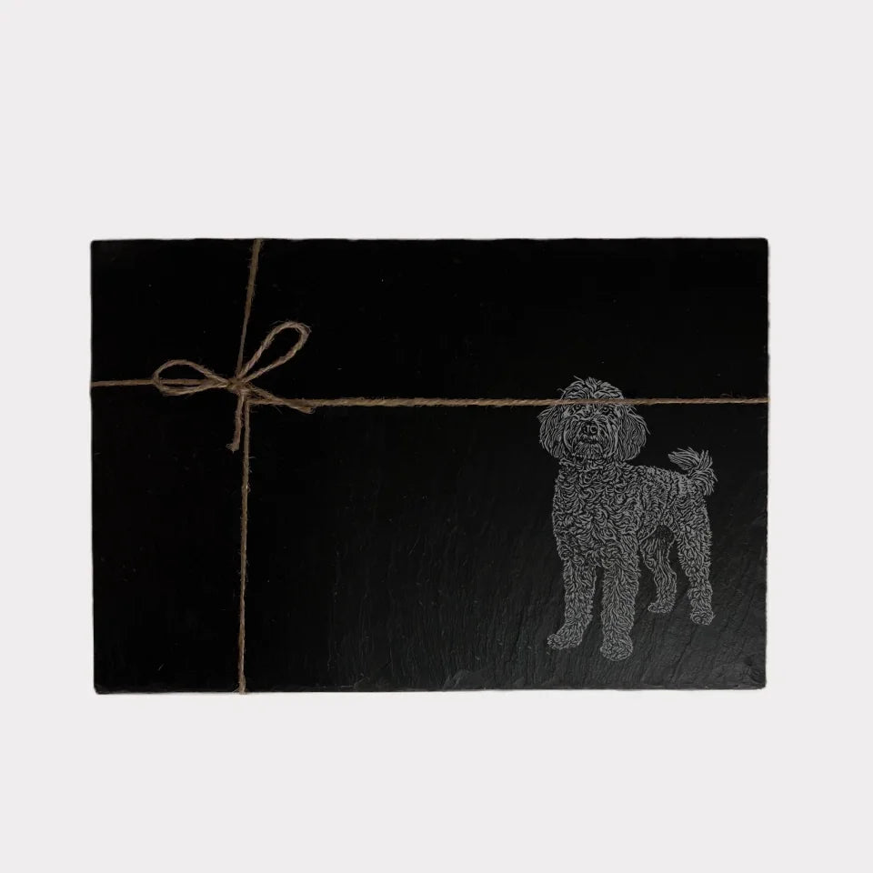 Cockapoo Slate Placemats (Set of 2) – Homeware Gift for Cockapoo Lovers