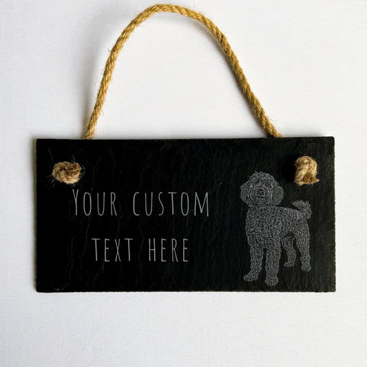 Cockapoo Personalisiertes Schild – Cockapoo Print Hundeschild Dekoration 